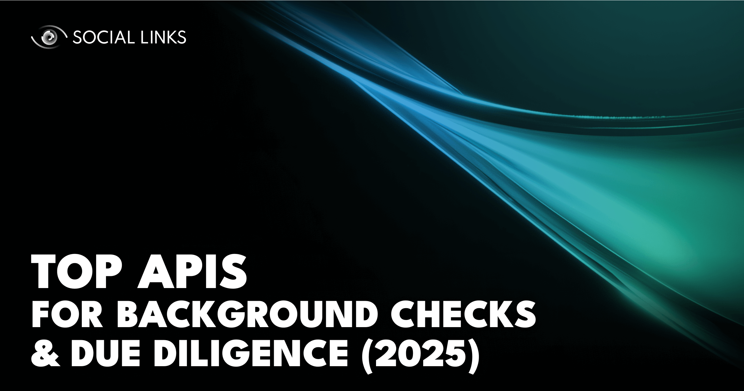 TOP APIs for Background Checks & Due Diligence (2025)