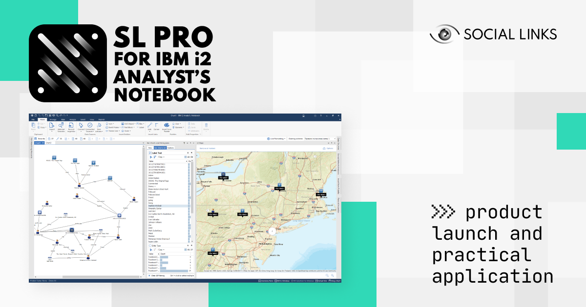 SL Pro on IBM i2 Analyst's Notebook: product launch and practical application