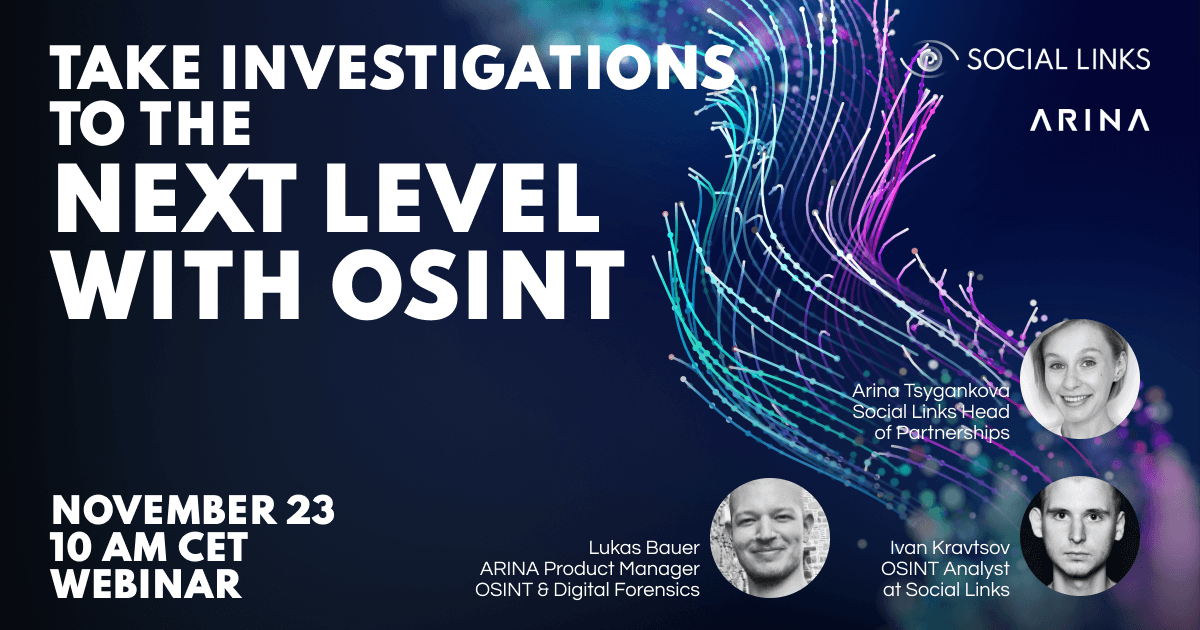 [Webinar]Take Investigations to the Next Level with OSINT